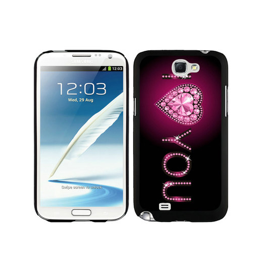 Valentine I Love You Samsung Galaxy Note 2 Cases DOH | Women - Click Image to Close